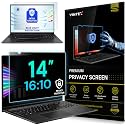 VINTEZ 14 Inch 16:10 Privacy Screen for Computer Monitor and Laptop - Anti Glare Protector Film Blue Light Filter Eye Protection - Computer Screen Privacy Shield