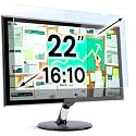 VINTEZ 22 inch Blue Light Blocking Screen Protector Panel for 16:10 Widescreen Computer Monitor and Laptop - PC Anti-UV Eye Protection Filter Film - Anti-Scratch Diagonal Frame Shield [1 Pack]