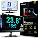 VINTEZ 23.8 Inch 16:9 Privacy Screen for Computer Monitor and Laptop - Anti Glare Protector Film Blue Light Filter Eye Protection - Computer Screen Privacy Shield, [1 Pack]