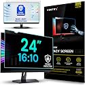 VINTEZ 24 Inch 16:10 Privacy Screen for Computer Monitor and Laptop - Anti Glare Protector Film Blue Light Filter Eye Protection - Computer Screen Privacy Shield, [1 Pack]