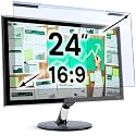 VINTEZ Blue Light Screen Protector for 24 Inch Computer Monitor and Laptop – Anti-UV Blue Light Blocking Film for Desktop PC, Eye Protection Filter, 21.2" x 12.6", 1 Pack