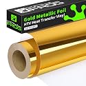 VINYL FROG Metallic Gold Heat Transfer Vinyl 12in x 25ft Gold HTV Vinyl