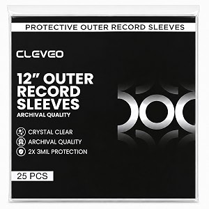 Vinyl Record Outer Sleeves 25 Pack -