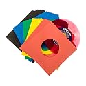 Vinyl Record Sleeves 45rpm - 7 inch Premium Acid Free Protection Multicolor Paper Covers for 7” Singles Records - 50 Pack