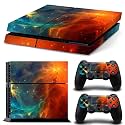 Vinyl Skin Sticker for P4, Blue Wave Console and Controllers Skins Wrap Vinyl Sticker Decal Cover