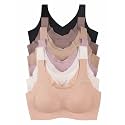 Viola's Secret 6 Pack of Color Print T-Shirt Bras B Cup C Cup and D Cup