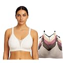 Viola's Secret 6 Pack of Color Print T-Shirt Bras B Cup C Cup and D Cup