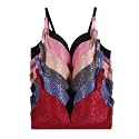 Viola's Secret 6 Pack of Color Print T-Shirt Bras B Cup C Cup and D Cup