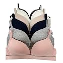 Viola's Secret 6 Pack of Color Print T-Shirt Bras B Cup C Cup and D Cup