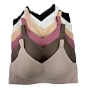 Viola's Secret 6 Pack of Color Print T-Shirt Bras B Cup C Cup and D Cup