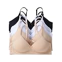 Viola's Secret 6 Pack of Color Print T-Shirt Bras B Cup C Cup and D Cup