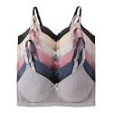 Viola's Secret 6 Pack of Color Print T-Shirt Bras B Cup C Cup and D Cup