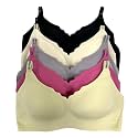 Viola's Secret 6 Pack of Color Print T-Shirt Bras B Cup C Cup and D Cup