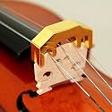 VIOLIN METAL MUTE MADE WITH BRASS WITH GOLDEN COATING, HIGH MUTING PART