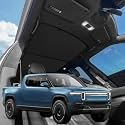 VION Roof Sunshade for Rivian R1T, Interior Black
