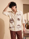 VION WEAR Men Regular Fit Printed Spread