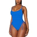 Viottiset Women39s Ruched High Cut One Piece