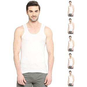 vip cool finish vest 100 cotton sleeveless regular fit stay fresh 247 innerwear vest combo set for mens white