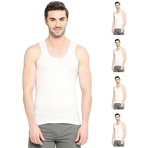 vip cool finish vest 100 cotton sleeveless regular fit stay fresh 247 innerwear vest combo set for mens white