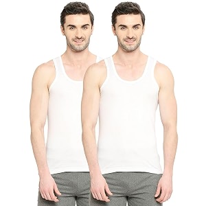 vip cool finish vest 100 cotton sleeveless regular fit stay fresh 247 innerwear vest combo set for mens white