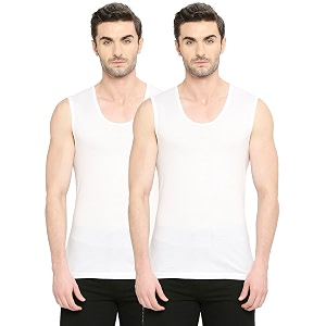VIP FAB 100 Cotton Round Neck Sleeveless