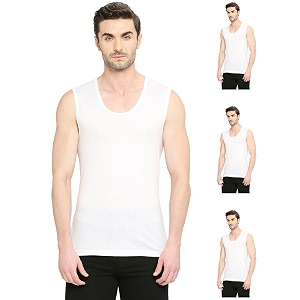VIP FAB 100 Cotton Round Neck Sleeveless