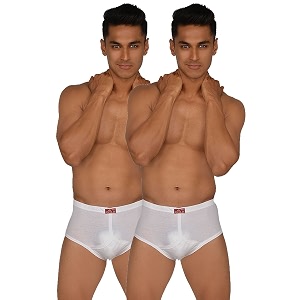 VIP Gold 100 Shrink Cotton Brief Combo