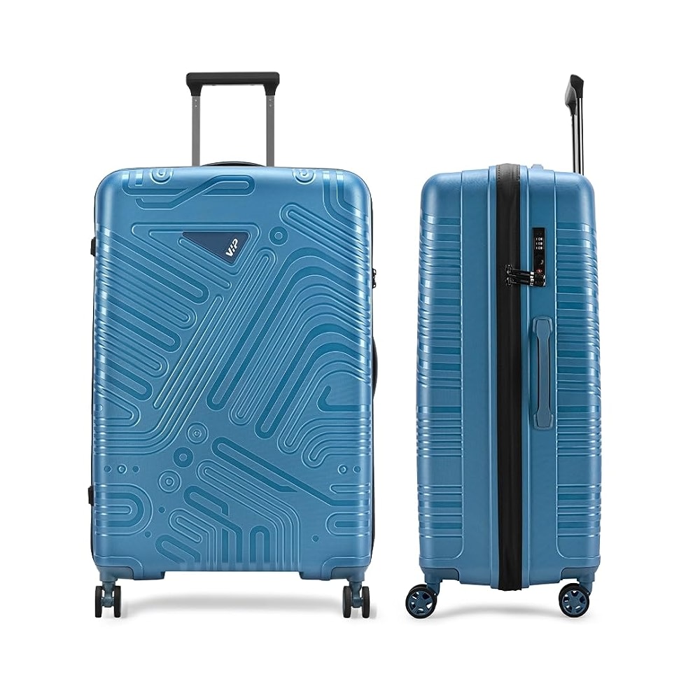 VIP ION Hardside Spinner Luggage Trolley, Lightweight PP Shell Suitcase ...