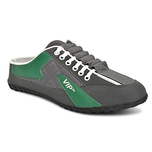 VIP Mens Backless Sneaker Mule Slip-On Black