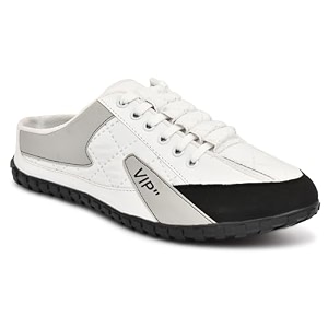 VIP Mens Backless Sneaker Mule Slip-On Black