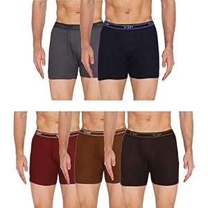 VIP Mens Cotton Interlock Trunks Pack of