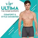 VIP Men39s Cotton Interlock Trunks Pack of