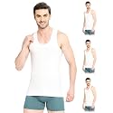 VIP Men's Nawab Round Neck Cotton Regular Fit Vest (Pack Of 4)