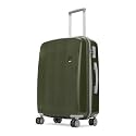 VIP Polypropylene (PP) Rigel Check-in 79 Cm (Large) 8 Spinner Wheels Trolley Bags for Travel, Hard Case Lightweight Bag with TSA Lock and Wet Pouch Suitcase for Travel (Green)