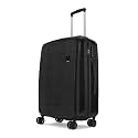 VIP Rigel Check-in 79 Cm (Large) 8 Wheels Trolley Bags for Travel, Hard Case Lightweight Bag with TSA Lock and Wet Pouch Suitcase for Travel (Black)
