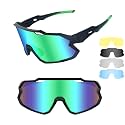 Vipers Polarized Sports Sunglasses for Men & Women with 4 Lenses UV400, Lightweight, Cycling Glasses for Running Fishing Bike