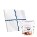 Vipul SILVER SPARKLE Epoxy Grout 1 kg All GLITTER SILVER Colors Available (Brand-Fastobond) (5 KG, ALPEN BLUE SILVER SPARKLE)