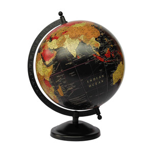 vira mat finish with metal base desk and table top political world globe