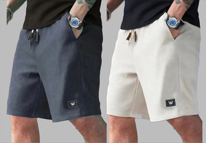 VIRADIYAENTERPRISE Self Design Men Dark Grey White