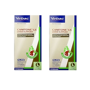 virbac canitone-ls liver support large packof 2 total 60 tablets