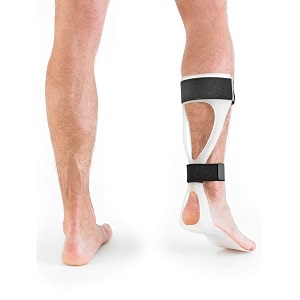 viresa afo foot drop splint support - orthotics ankle foot brace stabilizer large left