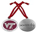 Virginia Tech Ornament Non-Dated | Hand-Sculpted Christmas Tree Ornament | Intricately Crafted Metal Pewter Alma Mater Inlay