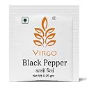 Virgo Black Pepper Powder Sachet, Black Pepper Powder Instant Seasoning For Dishes, Add Spice to Your Dishes (0.25g x 250 nos), 250 grams