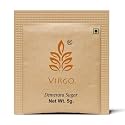 Virgo Brown Sugar Sachet, Brown Sugar Mini Pouch, Easy to Carry While Travelling, Demarara Sugar for Instant Sweetness in Beverages, Tea, Coffee, Milk (5g x 200 nos)