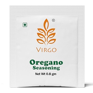 virgo oregano seasoning sachets 08g x 150  fresh oregano mini pouches  hygienic amp travel-friendly  perfect for pizza pasta sauces italian dishes amp everyday cooking