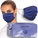 VIRTUE CODE On The Go Curved Face Masks - Soft 3 Ply Comfort 50 Disposable Face Masks
