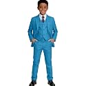 Visaccy Boys Formal Suit Slim Fit Tuxedo Suits for Kids Ring Bearer Outfit