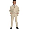 Visaccy Boys Formal Suit Slim Fit Tuxedo Suits for Kids Ring Bearer Outfit