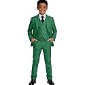 Visaccy Boys Formal Suit Slim Fit Tuxedo Suits for Kids Ring Bearer Outfit