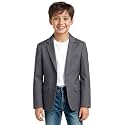 Visaccy Boys Suit Jacket Toddler Formal Blazer Slim Fit Sport Coat for Kids
